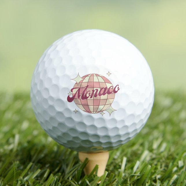 Monaco golfball golfer golfing gift golf balls (Creator Uploaded)