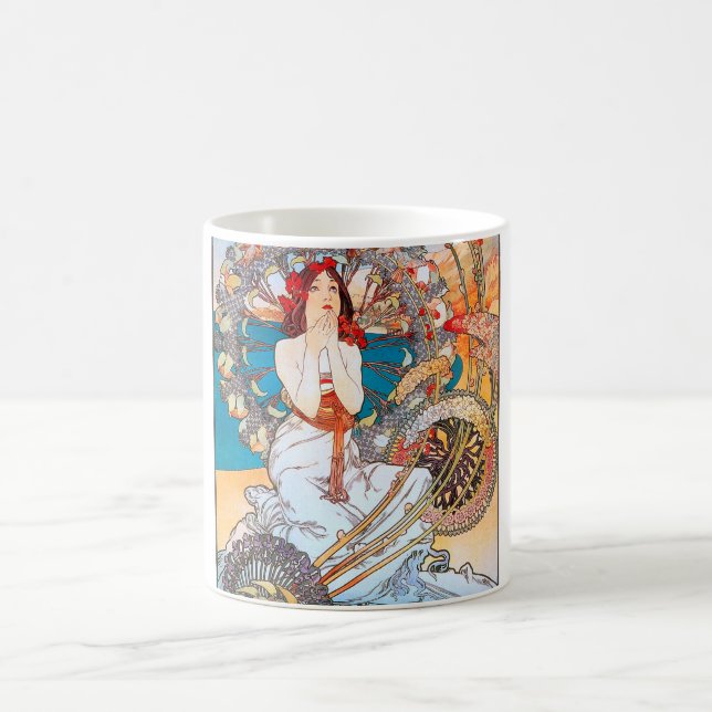 Monaco, Monte-Carlo, Mucha Coffee Mug (Center)