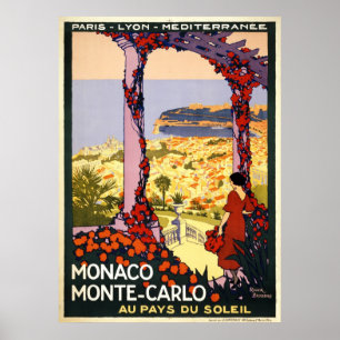 Monaco Monte Carlo Poster