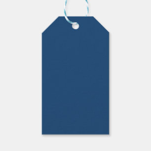 Monaco Noble Blue Solid Colour Gift Tags
