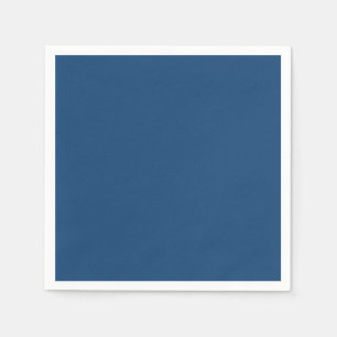 Monaco Noble Blue Solid Colour Napkin