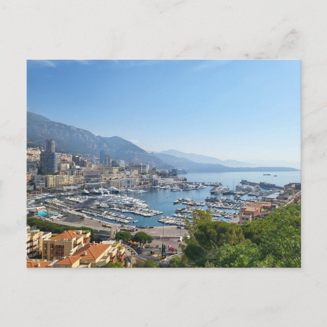 Monaco Skyline  Postcard (Front)
