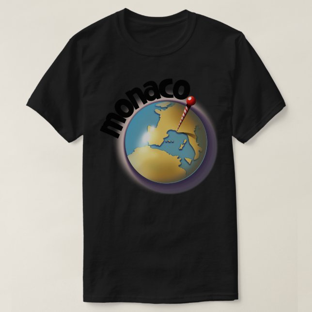 Monaco travel T-Shirt (Design Front)