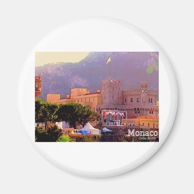 Monaco's Palace Magnet (Front)