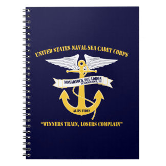 Monadnock Squadron Anchor/Wings Logo Notebook