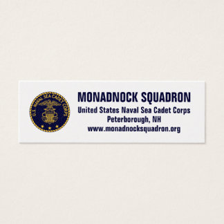 Monadnock Squadron Gold Recruiting Cards