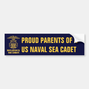 Monadnock Squadron Proud Parents Bumper Sticker