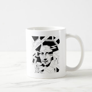 Monalisa face coffee mug