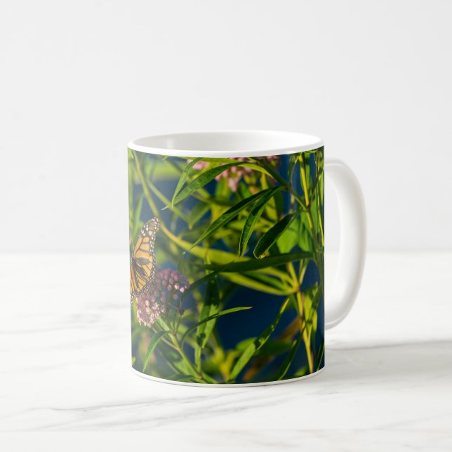 Monarch And Milkweed Coffee Mug (Front Right)