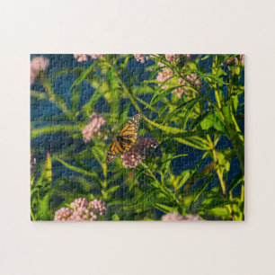 Monarch And Milkweed Jigsaw Puzzle