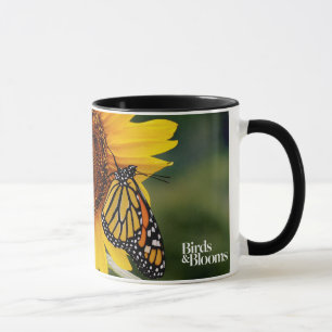 Monarch Butterfies on Sunflower Mug