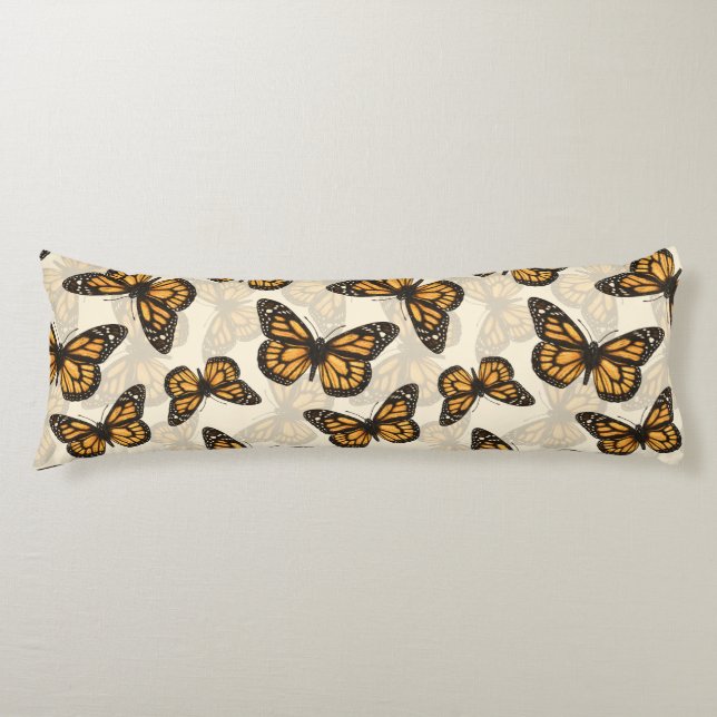Monarch butterfles body pillow (Front)