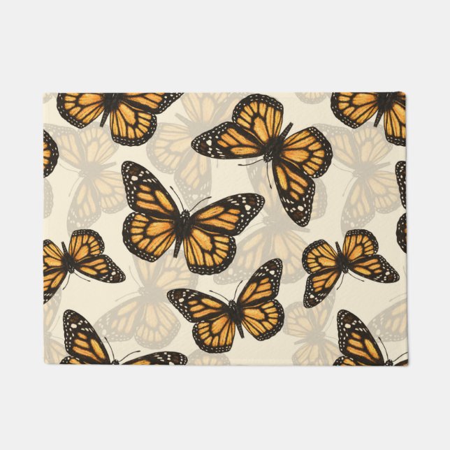 Monarch butterfles doormat (Front)