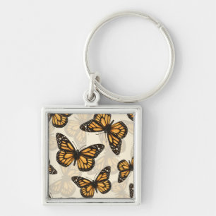 Monarch butterfles keychain