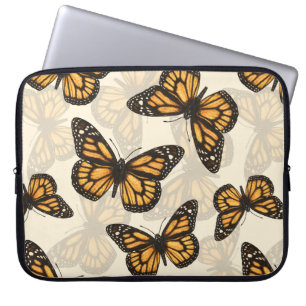 Monarch butterfles laptop sleeve
