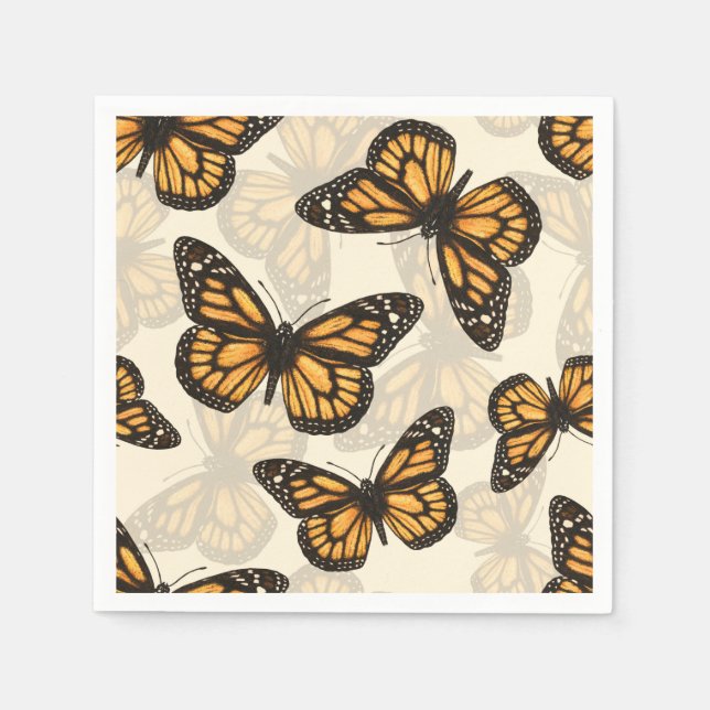 Monarch butterfles napkin (Front)