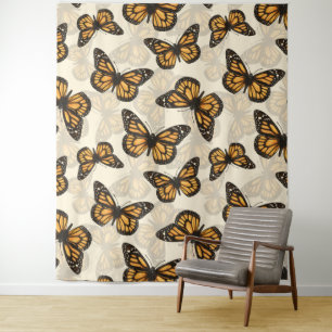 Monarch butterfles tapestry