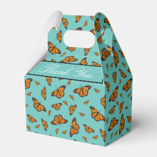 Monarch butterflies favor box