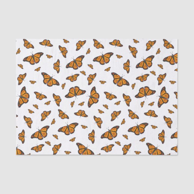 Monarch butterflies  tissue paper (Front)