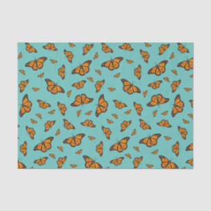 Monarch butterflies tissue paper