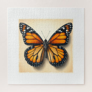 Monarch butterfly 060624IREF107 - Watercolor Jigsaw Puzzle