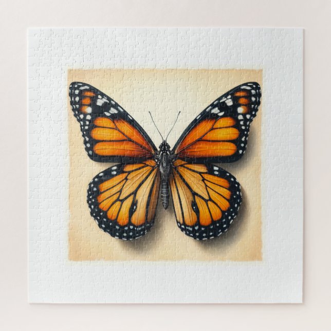 Monarch butterfly 060624IREF107 - Watercolor Jigsaw Puzzle (Vertical)