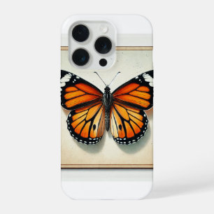 Monarch butterfly 141024IREF247 - Watercolor iPhone 15 Pro Case