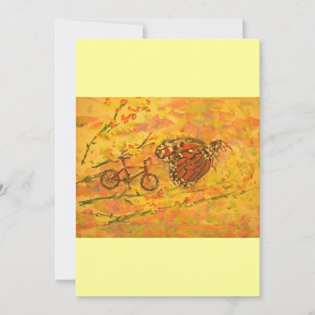 monarch butterfly and bicycle (Front)
