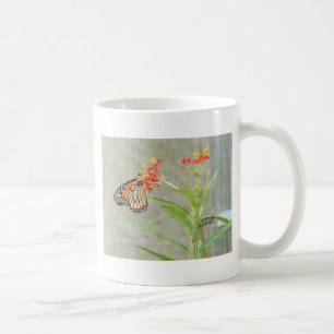 Monarch Butterfly and Caterpillar Coffee Mug