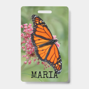 Monarch Butterfly Badge