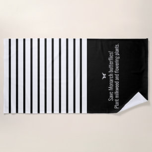 Monarch butterfly beach towel