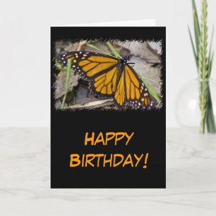 Monarch Butterfly Birthday Card