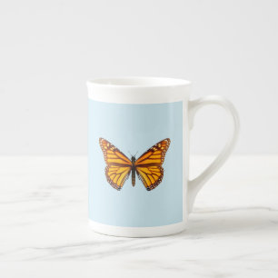 Monarch Butterfly Bone China Mug