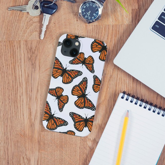 Monarch Butterfly Botanical Nature Trendy Case-Mate iPhone Case (Creator Uploaded)
