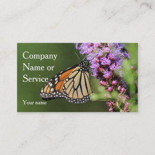 Monarch butterfly business card