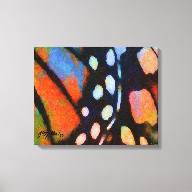 Monarch Butterfly Canvas Print (Front)