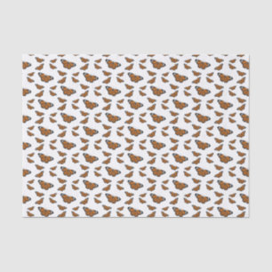 Monarch butterfly cartoon illustration  tissue paper
