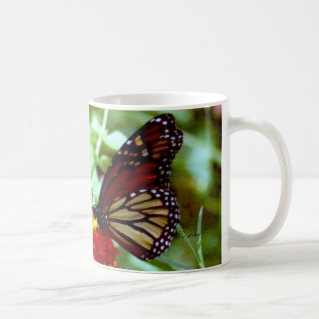 monarch butterfly coffee mug (Right)