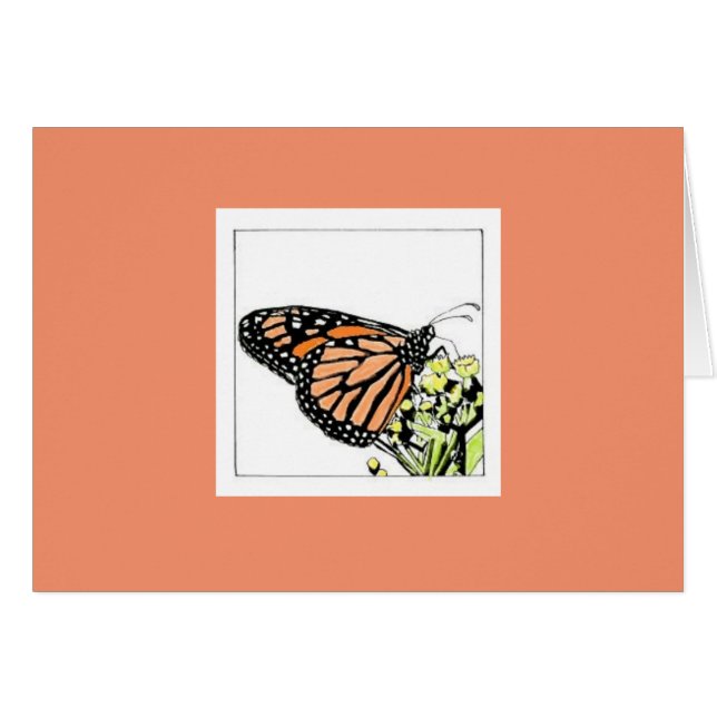 Monarch Butterfly (Colorized) (Front Horizontal)