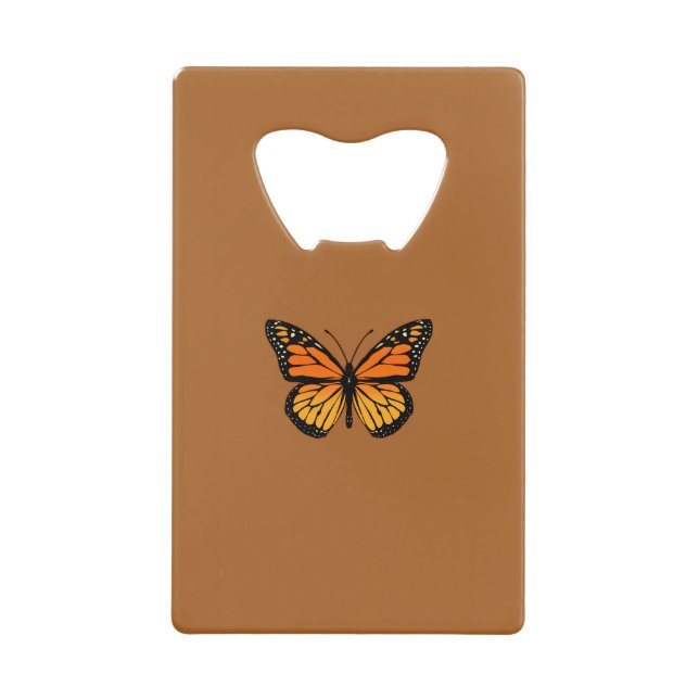 Monarch Butterfly Colours Wallet Bottle Opener (Front)