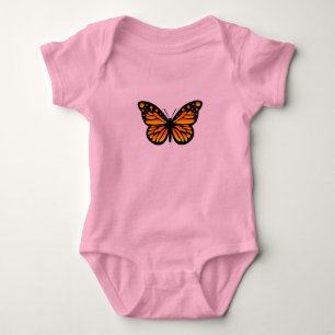 Monarch Butterfly Design - Baby Jersey Bodysuit