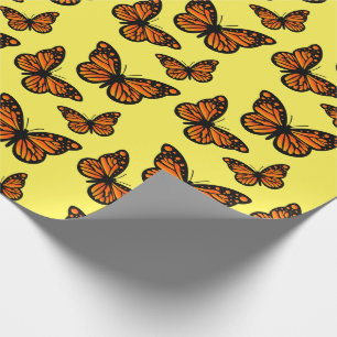 Monarch Butterfly Design - Matte Wrapping Paper