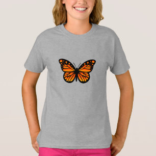 Monarch Butterfly Design - T-shirt de base pour fi