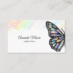 monarch butterfly event planner life coach business card