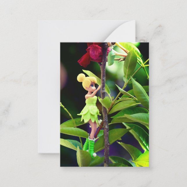 Monarch Butterfly fairy notecards (Front)