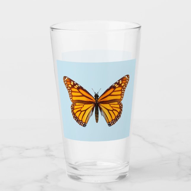 Monarch Butterfly Glass (Front)