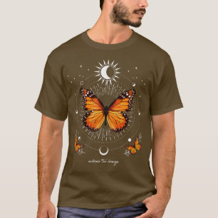 Monarch Butterfly Heavenly Butterfly Sun Moon Phas T-Shirt