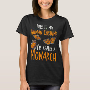 Monarch Butterfly Human Costume Insect Entomologis T-Shirt