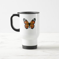 Monarch butterfly in polygon
