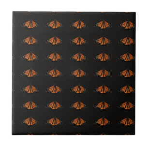 Monarch Butterfly  in the key of Orange Tile